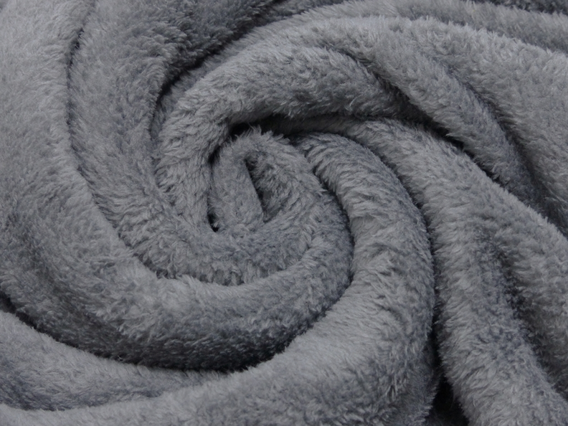 Uni Kuschelfleece grau